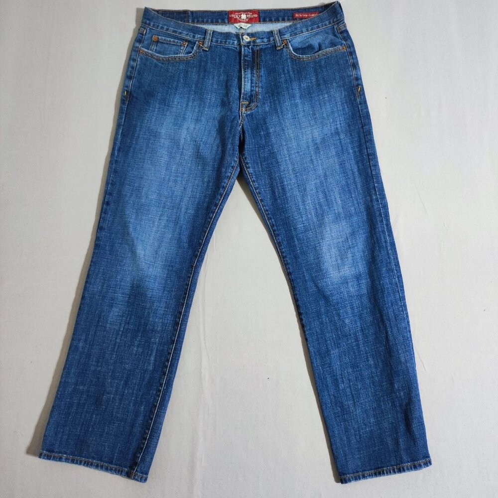 Lucy Brand Jeans men's size 36X30 ink blue colour 361 Vintage Straight jeans